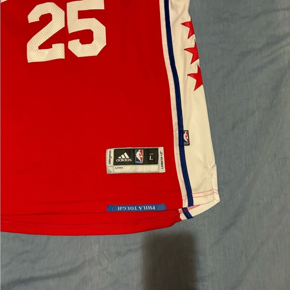 NBA Philadelphia 76ers designer basketball jersey this one has it all size L - Picture 5 of 5